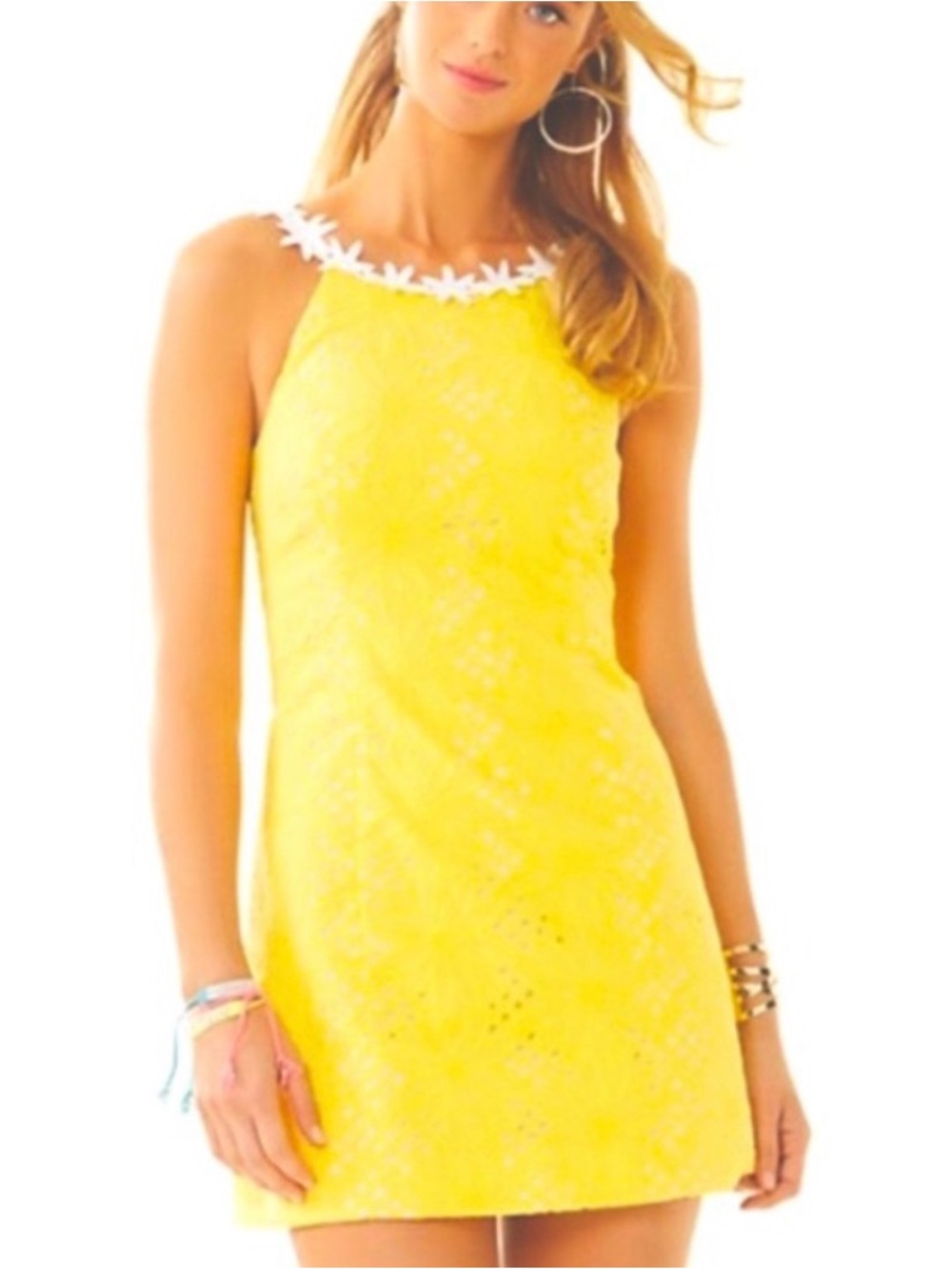 Lilly Pulitzer Annabelle Shift Dress Sunglow Yellow Size 4